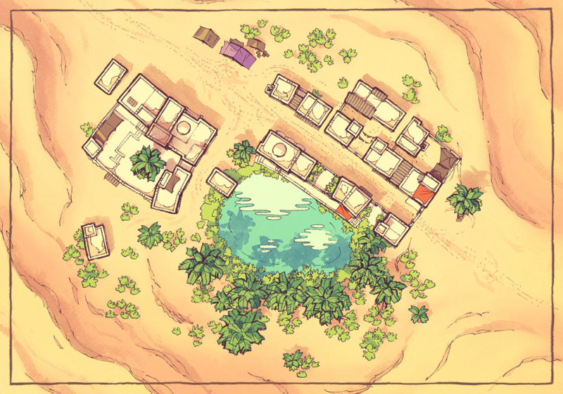Brightwater Town Map
