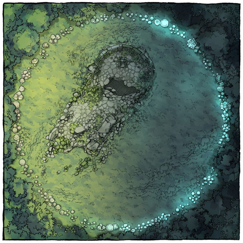 Faerie Circle battle map preview
