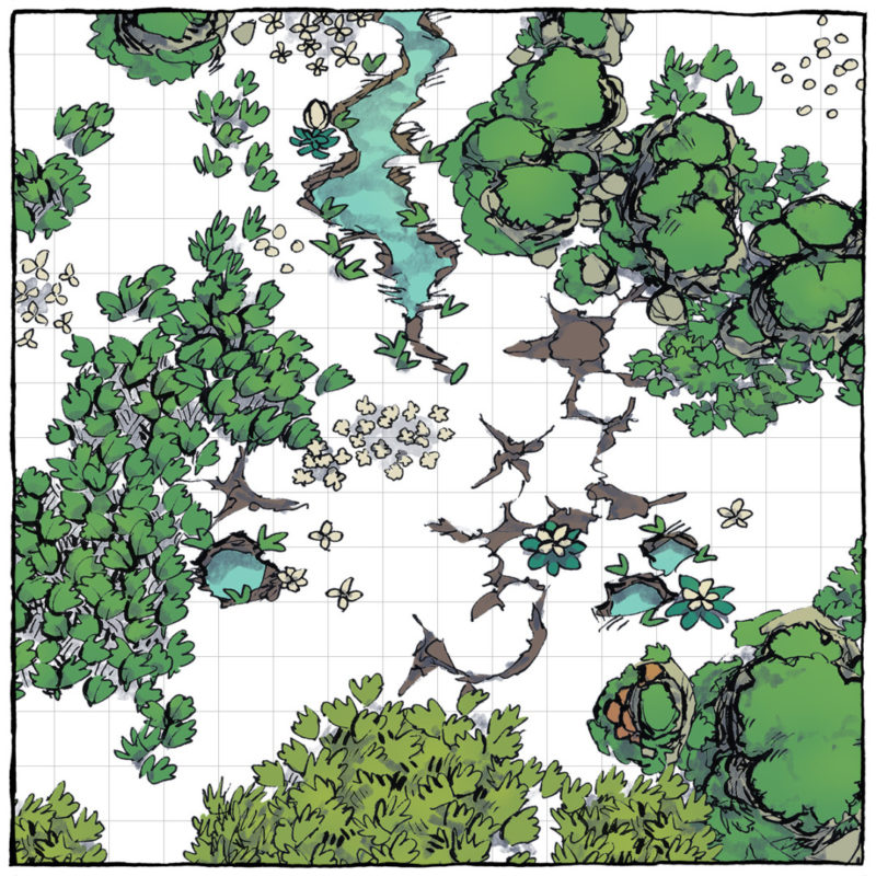 Forest Floor Map Assets - Square Preview - Alt