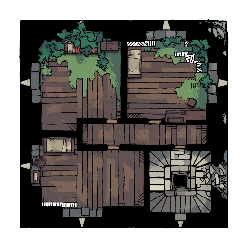 Verdantguard Keep, Floor 2 (12x12)