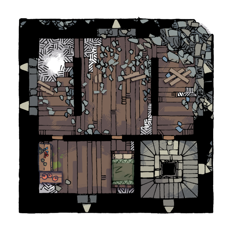 Verdantguard Keep, Floor 3 (12x12)
