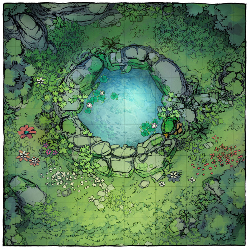 Sacred Spring battle map - Day