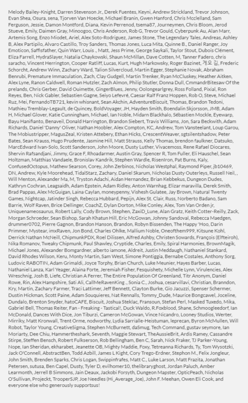 The Shanty tavern map supporters