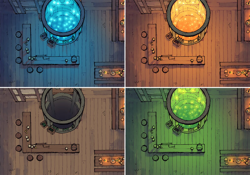 The Shanty tavern map variants