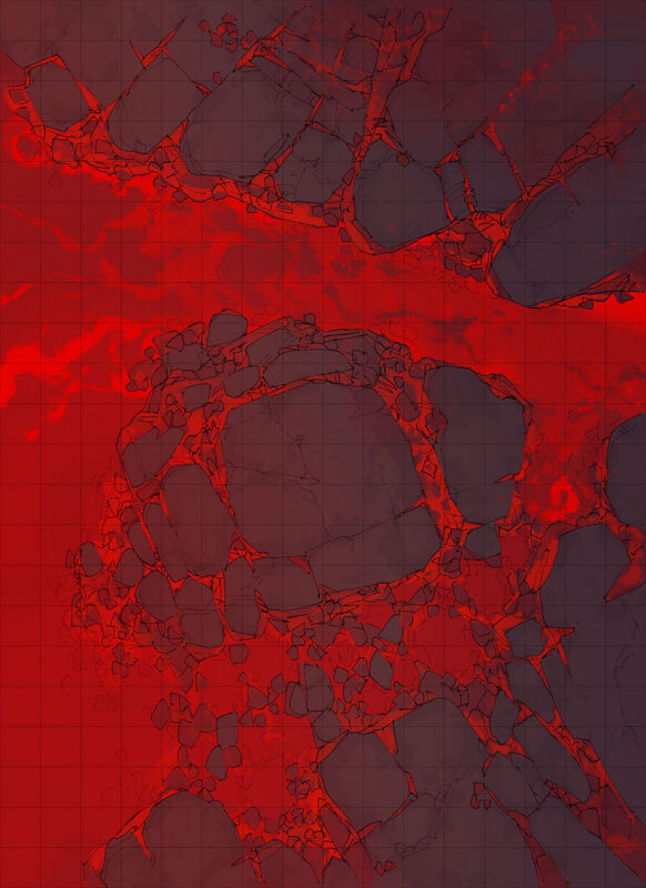 Rock Pools - Lava - Large Preview