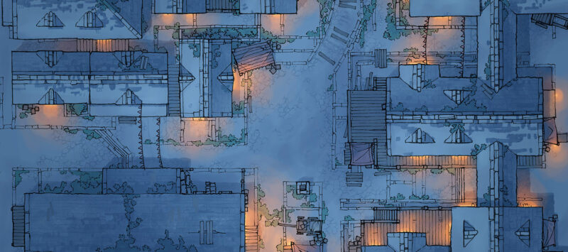 Town Center battle map - Banner 4