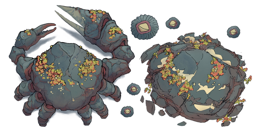 The Colossal Crab Pack Sea Monster Tokens By 2 Minute Tabletop