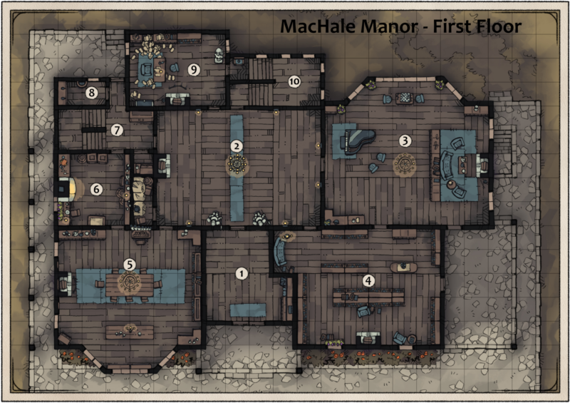 MacHale Manor - First Floor