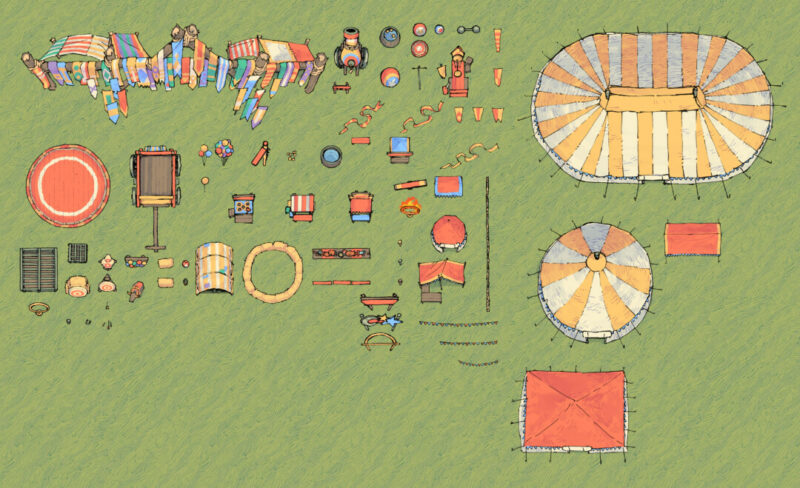 Circus Map Assets complete preview