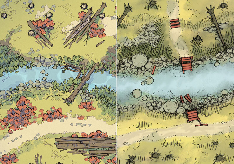 Timber Brook - Autumn Stream comparison 1