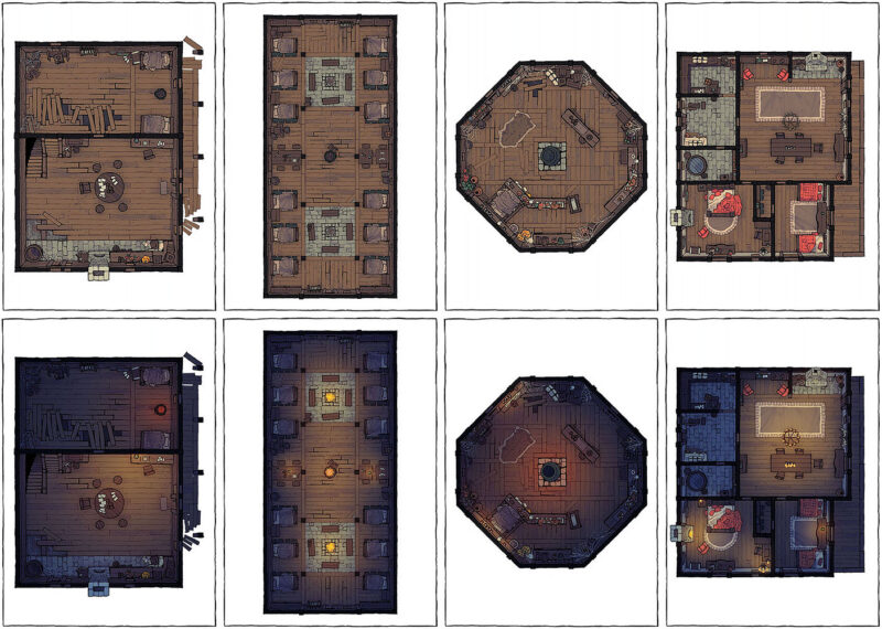 Medieval Building Map Assets - Variants preview extended