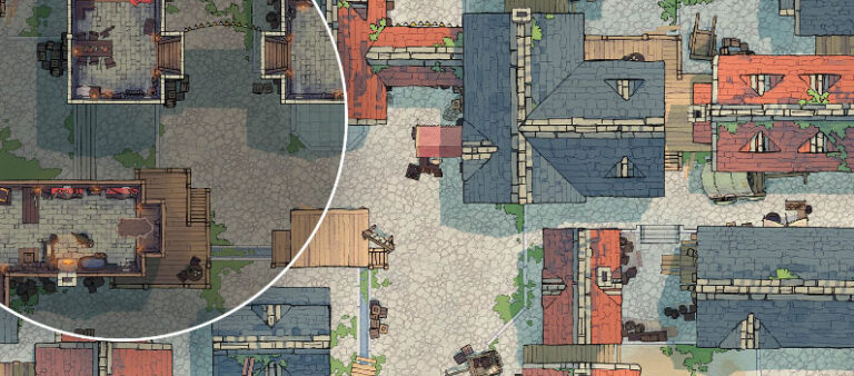 Ancient Tree Battle Map | Fantasy Map by 2-Minute Tabletop