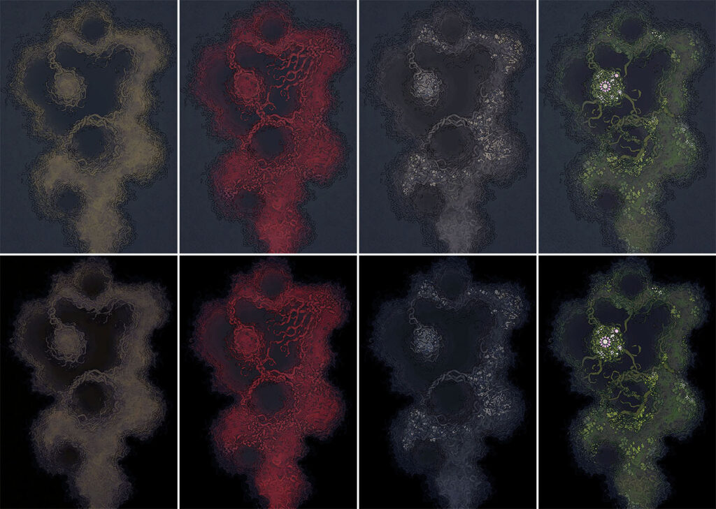 Knotroot Cave Battle Map - Map Assets