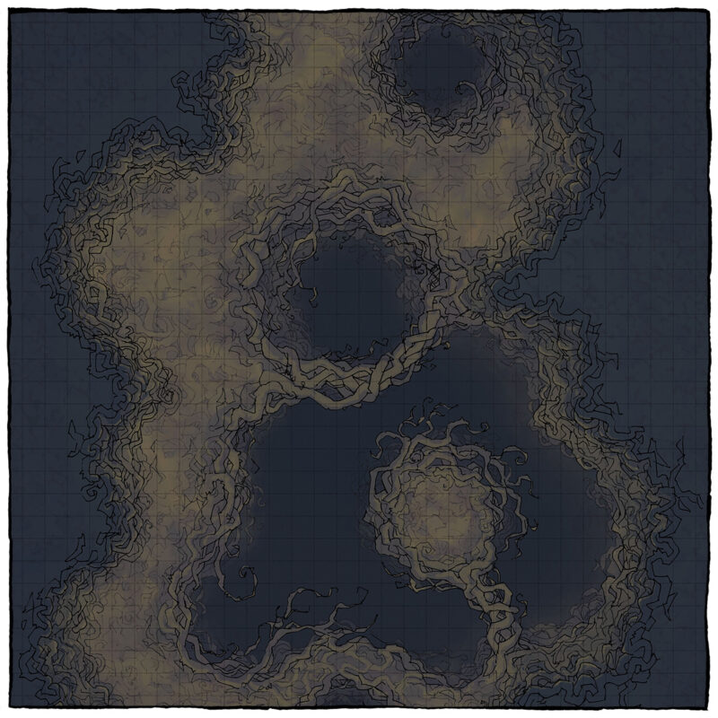 Knotroot Cave - Roots - Light - 44x32 - Large Preview