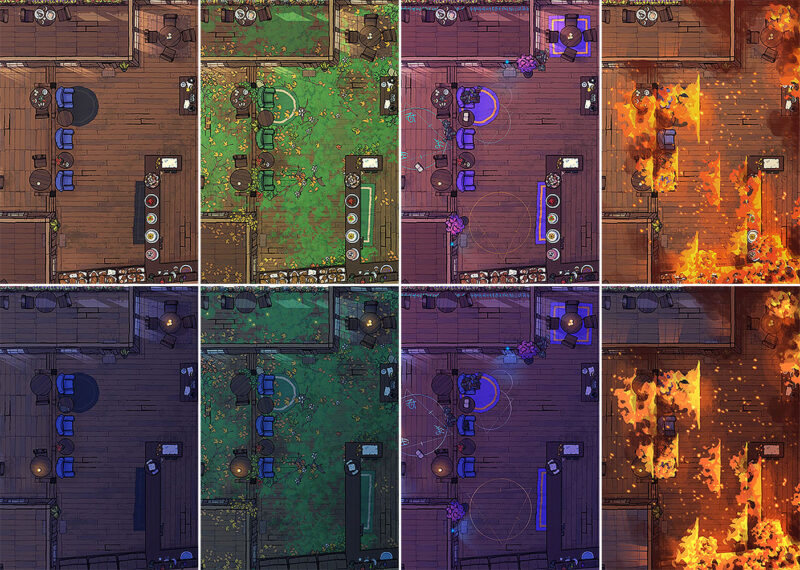Food Assets - Baker Map Variants - Variants preview extended copy
