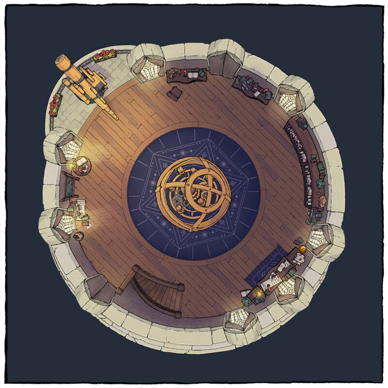 Grand Mage Tower battle map - Preview