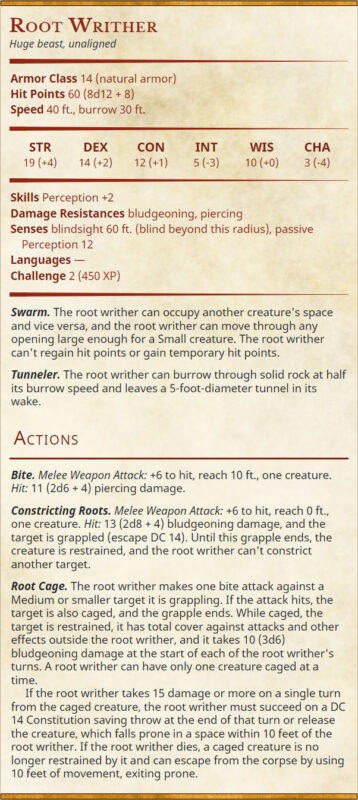 Root-Writher