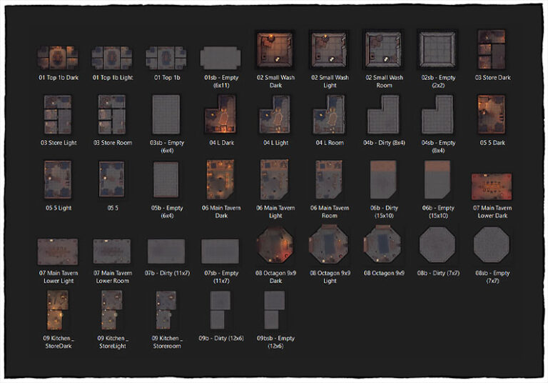 The Underground Sanctuary Dungeon Map 2Minute Tabletop