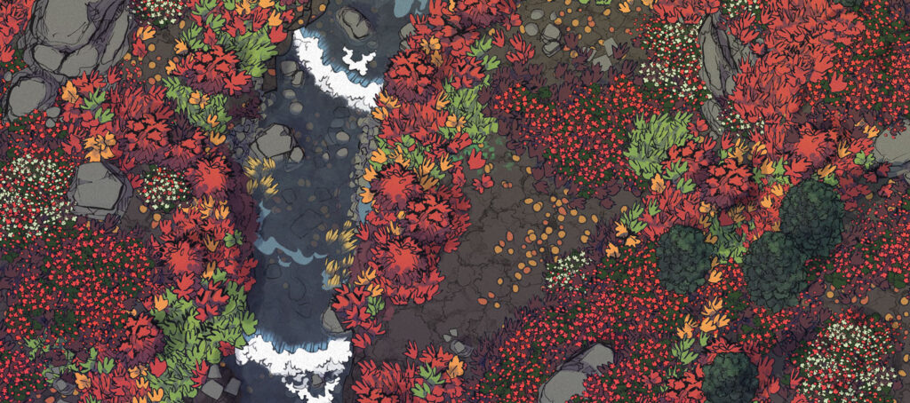 Painted Tundra - Autumn - Day - 22x16 - Banner - Large