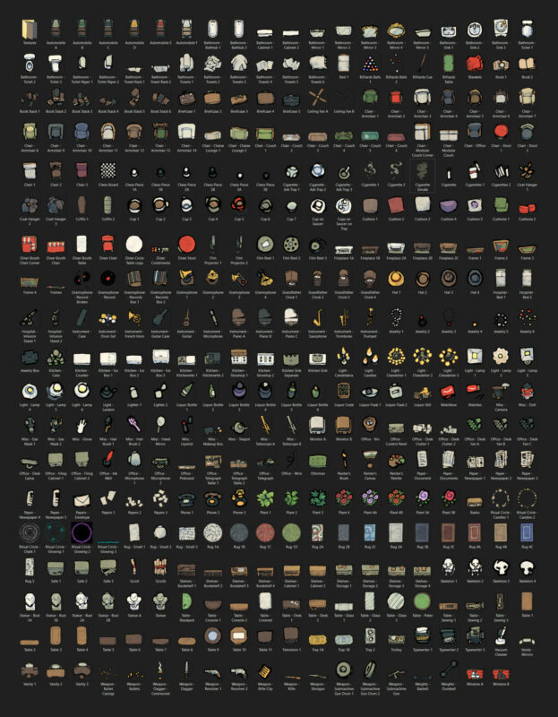 1920s Misc. Map Assets - Comprehensive Preview 2