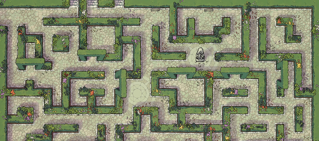 Minotaur Labyrinth Map