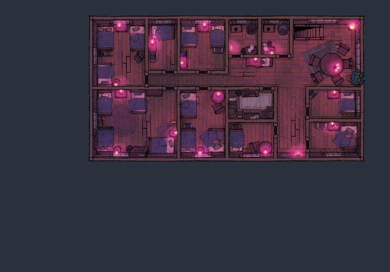 The Twilight Tavern Pack | Maps & Assets by 2-Minute Tabletop