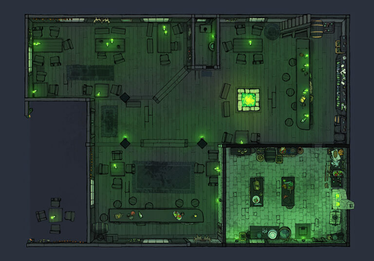 The Twilight Tavern Pack | Maps & Assets by 2-Minute Tabletop