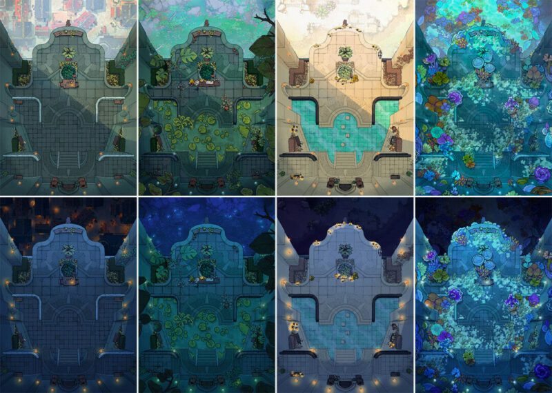 Royal Overlook battle map - Variants preview extended