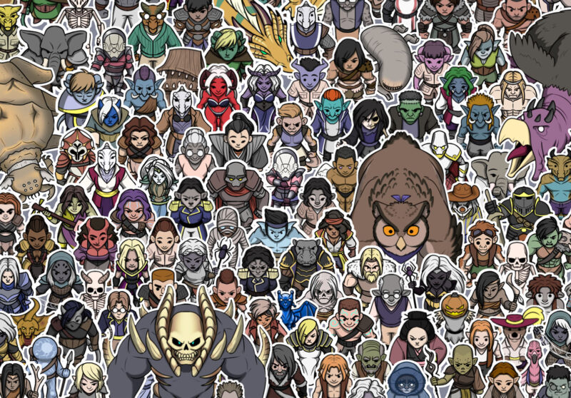 Token Collections by 2-Minute Tabletop | Thousands to download!