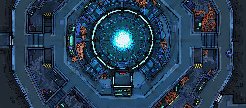 The POWER CORE Battle Map | 2-Minute Tabletop